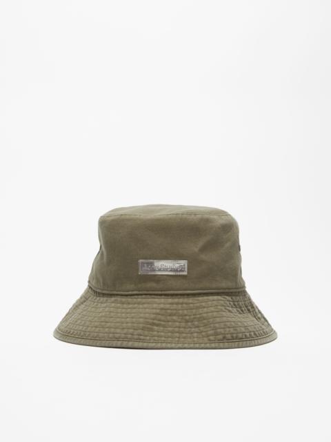 Twill bucket hat - Khaki green