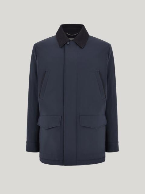 Canali BLUE TECHNICAL FABRIC LIGHTWEIGHT JACKET