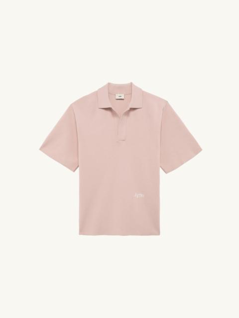 AUTRY UNISEX SHORT SLEEVE KNIT POLO
