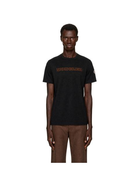 Moncler Black Logo Cotton Jersey T-shirt