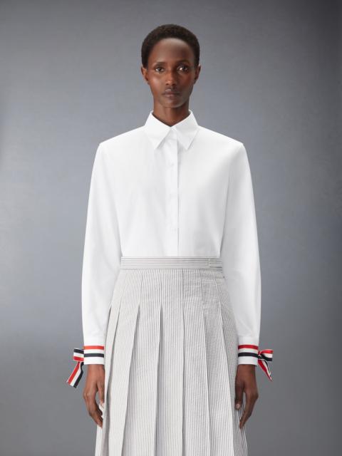 Thom Browne POPLIN SHIRT WITH SCARF CUFF