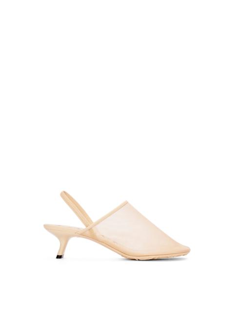 Loewe Petal slingback heel sandal in mesh