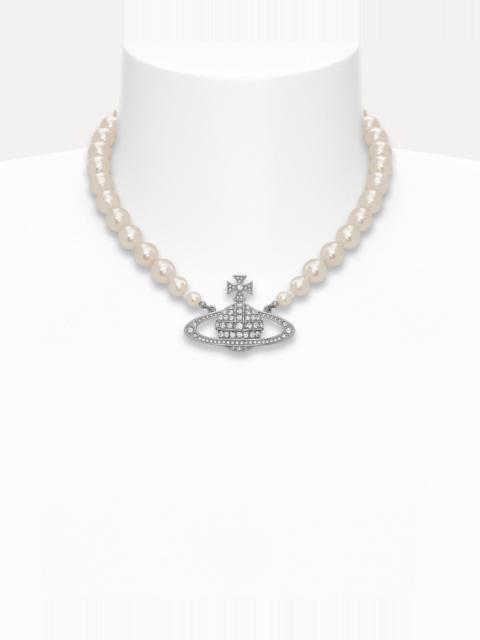 Vivienne Westwood ONE ROW BAS RELIEF PEARL NECKLACE