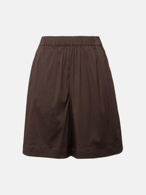 Oliveto cotton-blend shorts