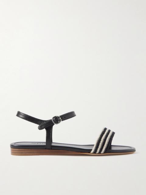 GABRIELA HEARST Alexi Crocheted And Leather Sandals