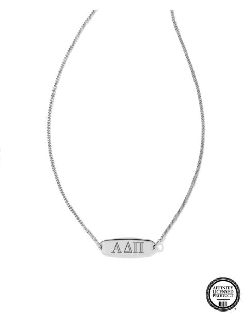 KENDRA SCOTT Alpha Delta Pi Pendant Necklace in Sterling Silver