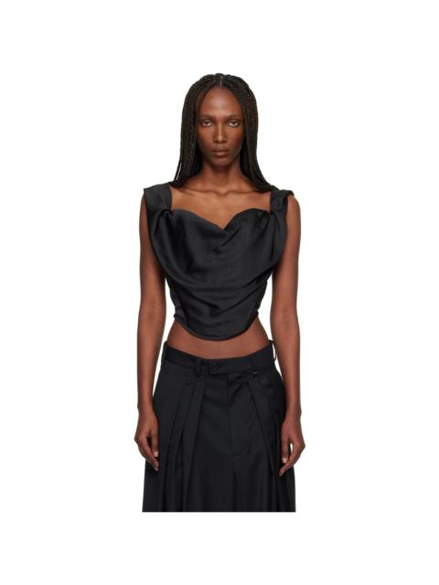 Vivienne Westwood Black Sunday Corset Top