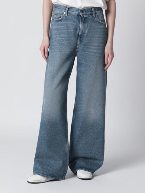 Golden Goose Blue washed wide-leg jeans