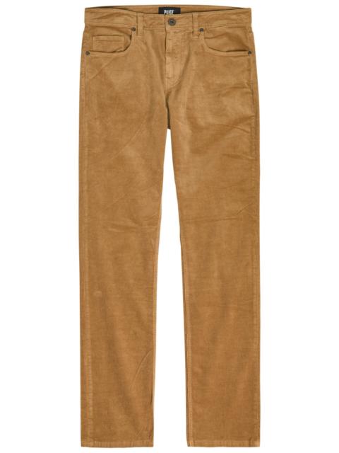 PAIGE Paige Federal Slim Straight-leg Corduory Trousers