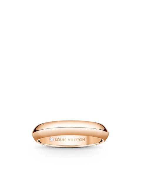 Louis Vuitton LV Diamonds 4mm Wedding Band, Pink Gold