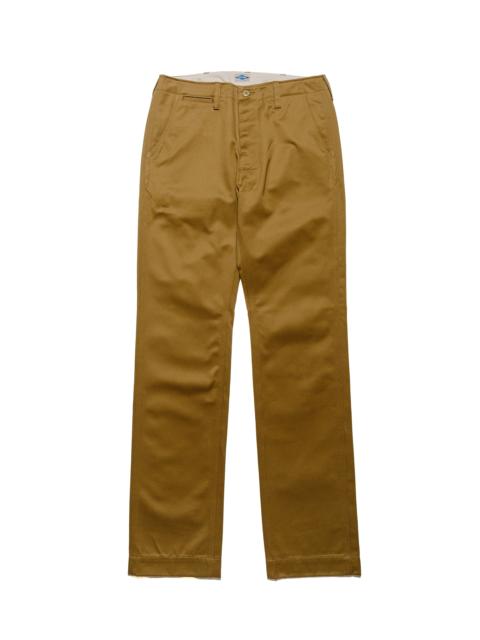 The Real McCoys MP19010 Blue Seal Chino Trousers O. Khaki
