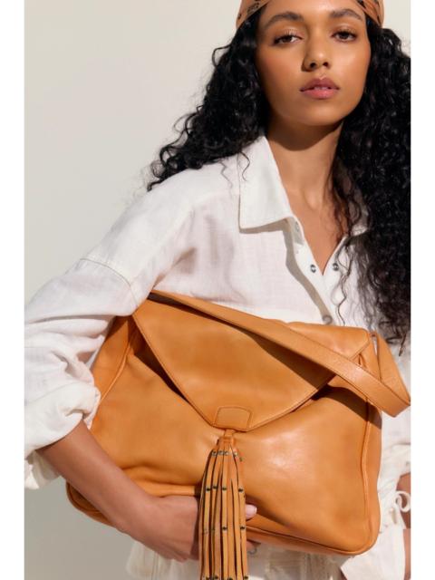 FREE PEOPLE Layla Leather Messenger Bag