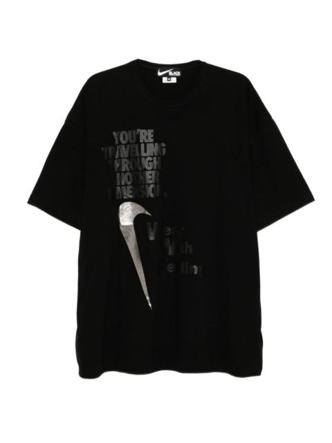 BLACK COMME des GARÇONS x Nike printed T-shirt