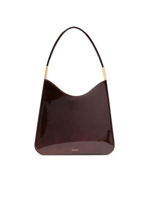 Sadie mirrored leather tote bag