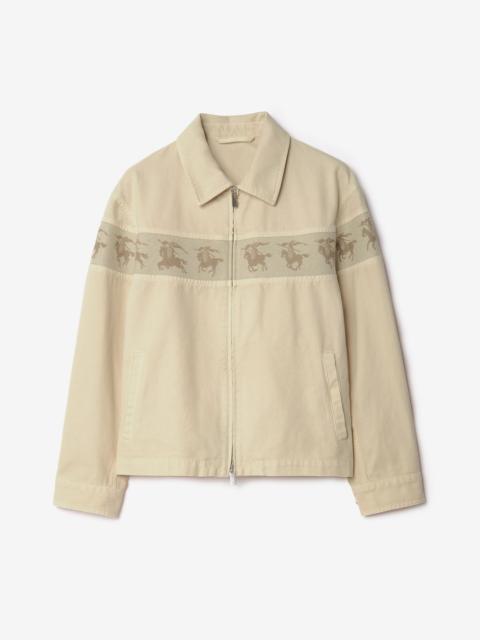 Burberry Galloping Knight Cotton Canvas Jacket