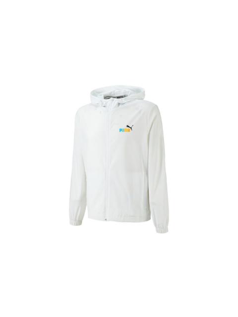 PUMA PUMA Full Sleeve Printed Hoodie 'White' 678013-02