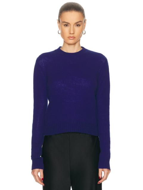 Enza Costa Cashmere Easy Long Sleeve Crewneck Sweater