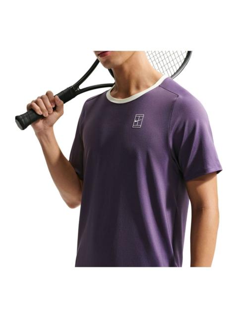 Nike Nike Court Advantage Dri-FIT T-Shirt 'Dark Raisin Volt Tint White' FZ6911-573