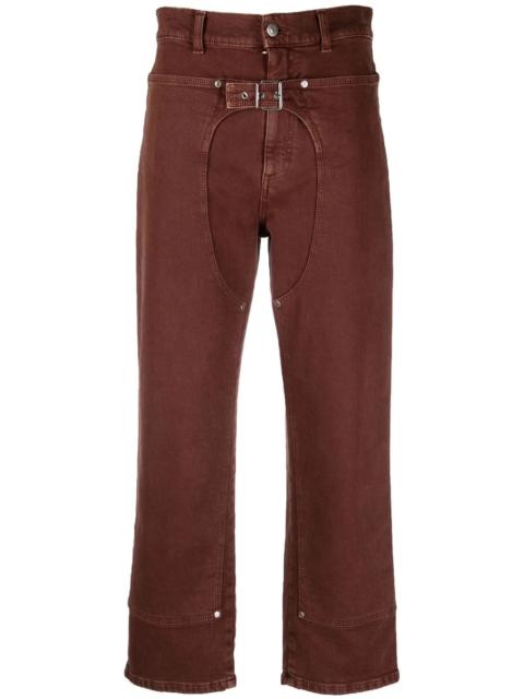 Stella McCartney Workwear cropped denim pants