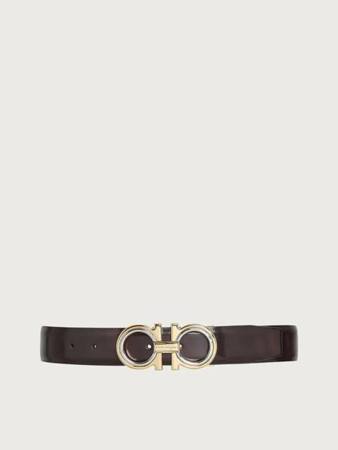 FERRAGAMO REVERSIBLE AND ADJUSTABLE GANCINI BELT