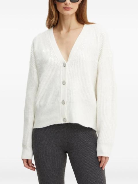 GUESS USA V-neck long-sleeve cardigan