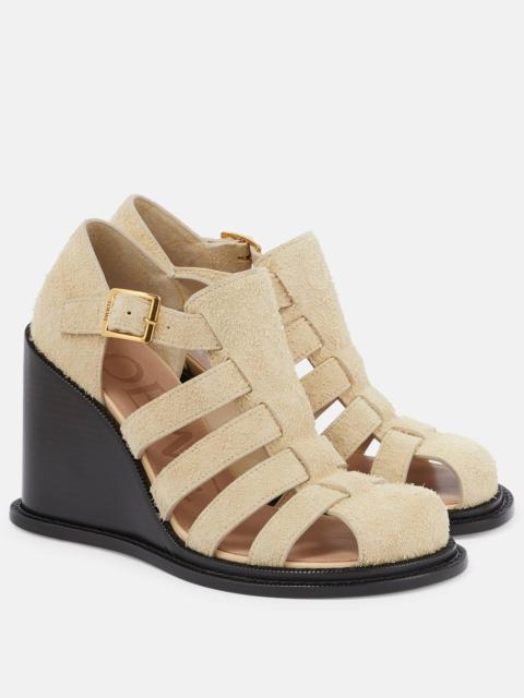 Campo suede wedge sandals