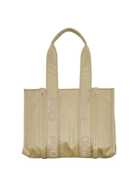 Chloé Chloe Woody Logo Medium Tote Bag