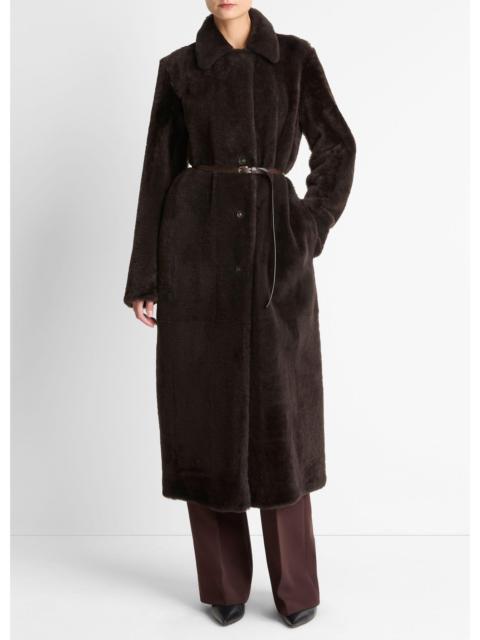 Vince Shearling Long Coat