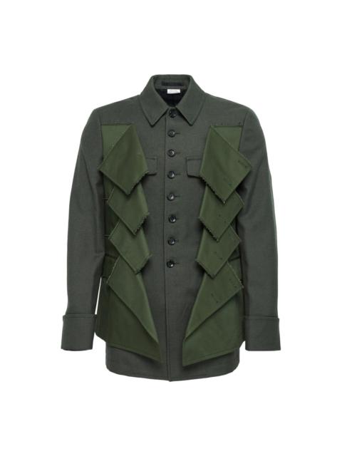 Comme des Garçons Homme Plus Wool Gariserge X Cotton Chino Jacket