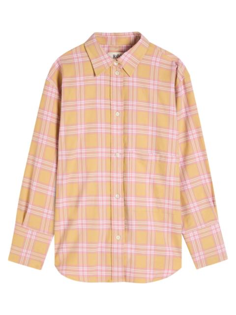 RÓHE Rohe Checked Flannel Overshirt