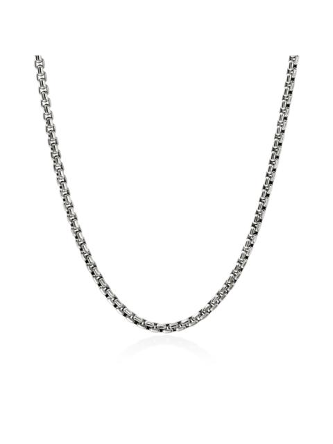 JOHN HARDY Box Chain Necklace, Sterling Silver, 4.8MM