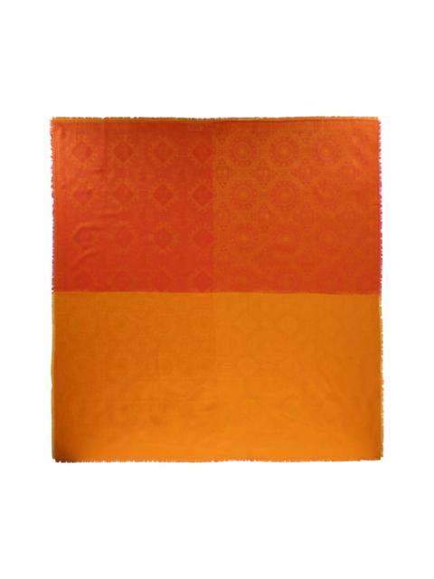 Givenchy Givenchy Patchwork Woven Shawl 'Red/Orange'