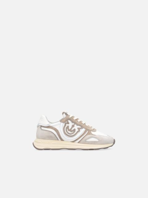 PINKO SUEDE SNEAKERS WITH LOGO