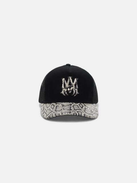AMIRI MA SNAKE TRUCKER HAT