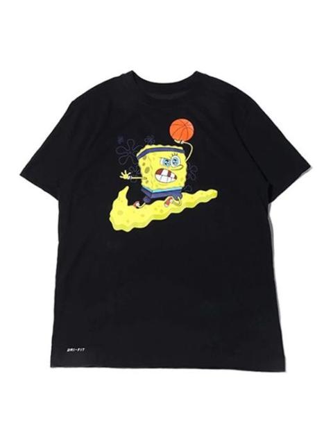 Nike Kyrie SpongeBob SPORTS T-SHIRT 'Black' CD0949-010