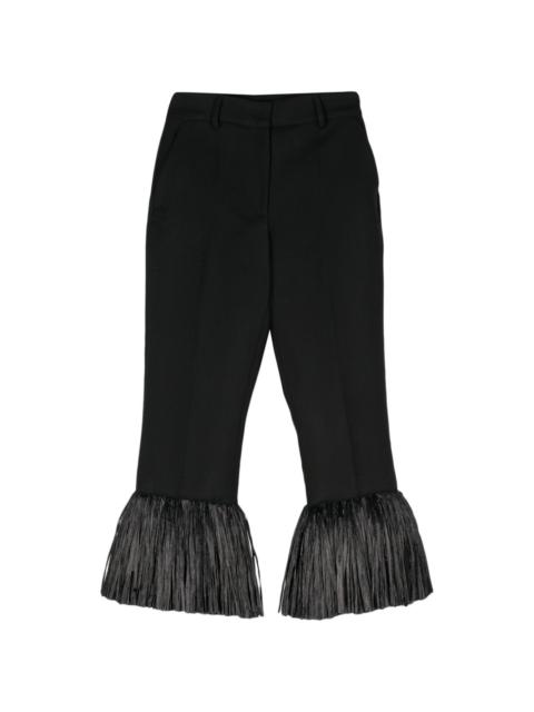 WALES BONNER Harmony fringed trousers