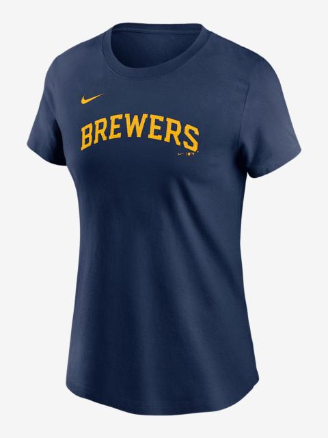 Nike Christian Yelich Milwaukee Brewers Fuse Women's Nike MLB T-Shirt