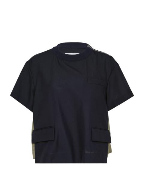 sacai Suiting Pullover Top
