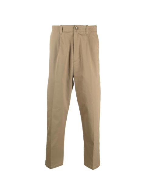 logo straight-leg trousers