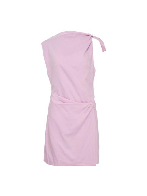 MSGM Flamed Viscose Canvas Dress
