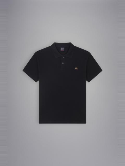 ORGANIC COTTON PIQUÉ POLO SHIRT WITH ICONIC BADGE