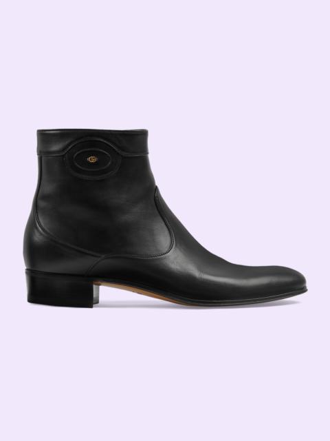 Men's ankle boot with Double G