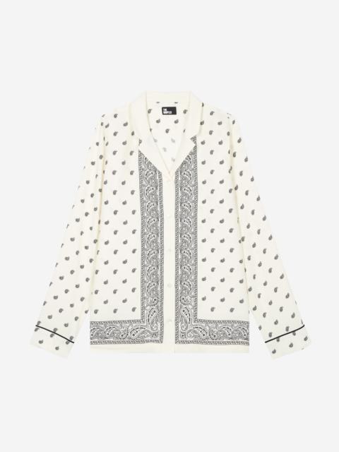 The Kooples ECRU BANDANA SHIRT