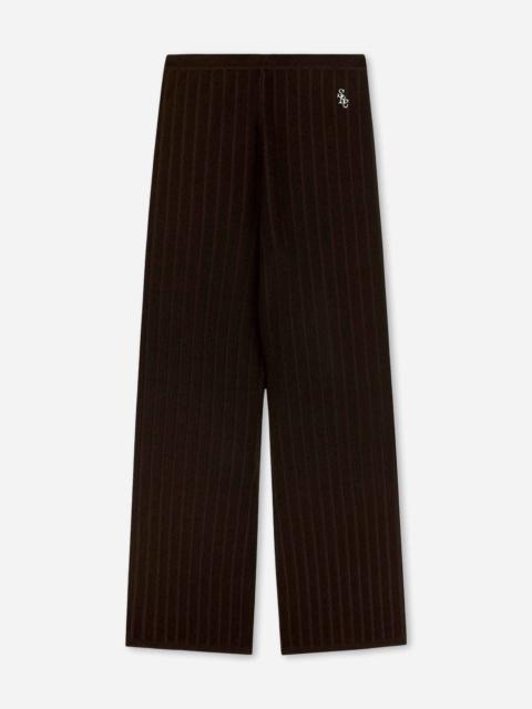 Sporty & Rich RIBBED KNIT JOGGERS