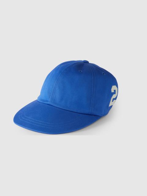 GUCCI Cotton canvas baseball hat with Gucci patch