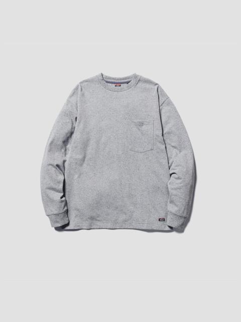 Nigel Cabourn Nanga Eco Hybrid Daily Long Sleeve Tee in Grey