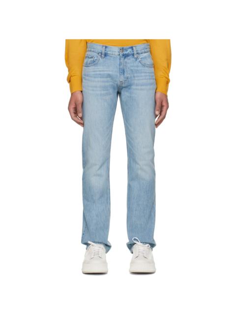 Helmut Lang Blue Low-Rise Jeans