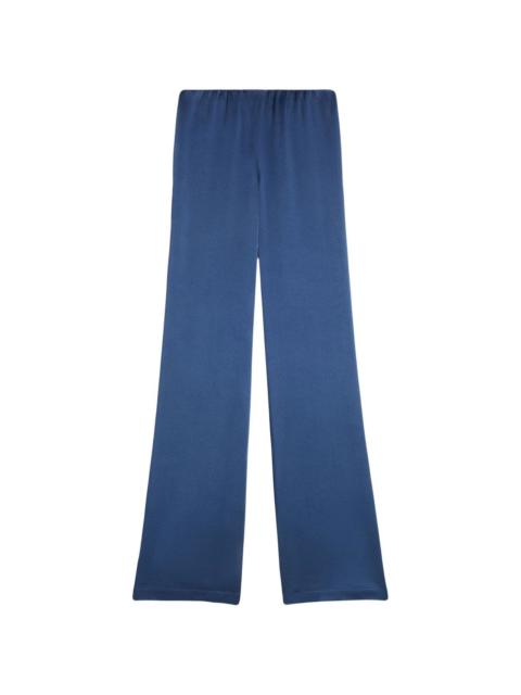 AMI Paris high-waisted satin trousers
