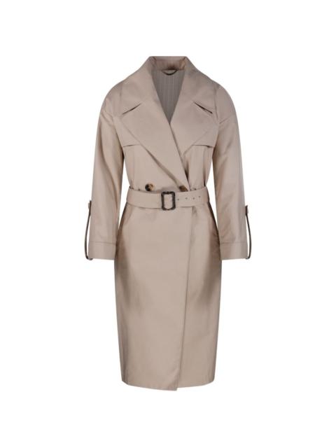 Max Mara belted double-breasted coat