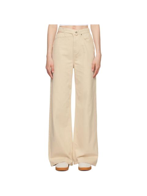 Ksubi Beige Dettached Jeans